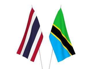Thailand and Tanzania flags