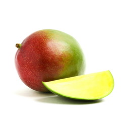 mango fruit isolated on white background