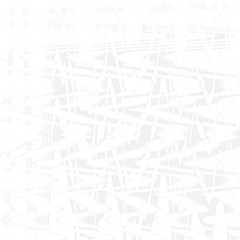 White background with a graphic pattern of lines and stripes, texture of gray zigzags and waves. Modern abstract design in bright colors, a template for a screensaver.