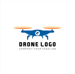 drone logo template vector icon. photography drone vector. quadcopter vector icon