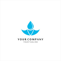 Waterproof Water Shield Logo Template