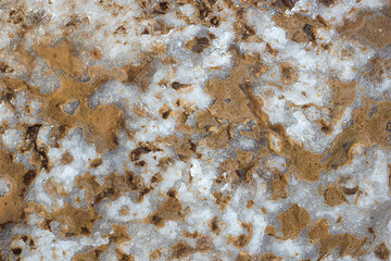 texture of icy mud. ice sand water. for 3D texturing