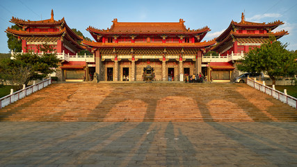 Fototapeta premium Wenwu temple at Sun Moon Lake