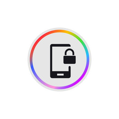 Locked Mobile -  Modern App Button