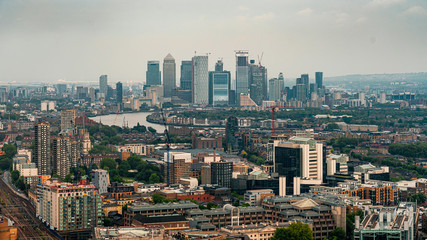 Obraz premium London cityscape - canary wharf