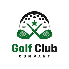 Golf sports logo design