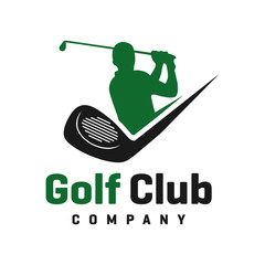 Golf sports logo design