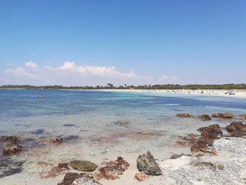 Mallorca, Spain, August 25th 2019: paradise virgin beach at Mallorca Island. - Powered by Adobe