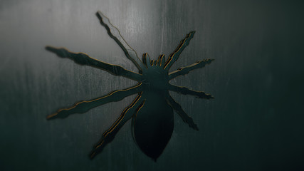 Spider  modern shape metal