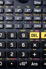 Calculator close up