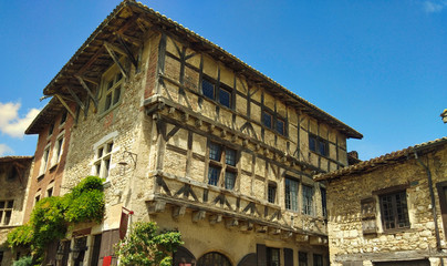 Beautiful ancient house in the medieval city of P&eacute;rouges, france