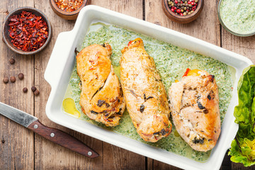 Baked chicken breast