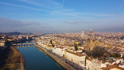 panorama of firenze in italy