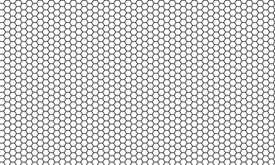 Stoffe zum Nähen Honeycomb grid texture, hexagon pattern vector