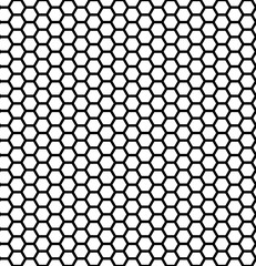Naklejka premium Honeycomb grid texture, hexagon pattern vector