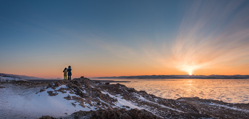 Sunrise over Baikal