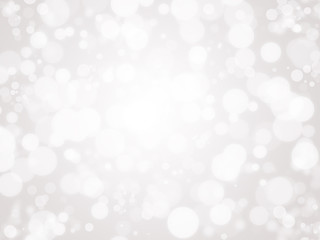 abstract background with white bokeh of illumination