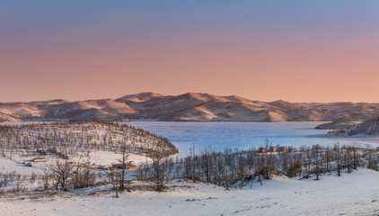 winter mountain landscape