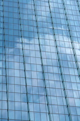 Fototapeta premium skyscraper windows close up