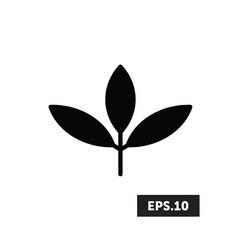 Leaf icon, Leaf sign/symbol vector