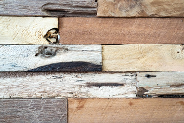 different types of wood form a wooden board