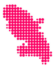 Karte von Martinique