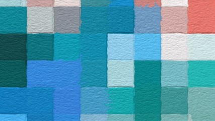 Fototapeta premium colorful abstract mosaic with a rough texture background. colorful square pattern background. Picture for creative wallpaper or design art work. Backdrop have copy space for text.