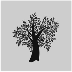 Vector tree illustration