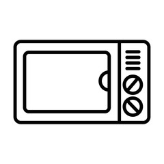 Microwave oven icon vector illustration photo