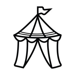 circus icon vector illustration photo