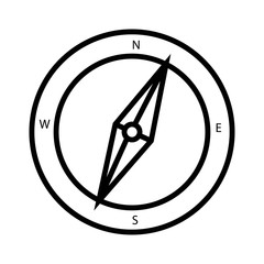 Compass icon vector illustration photo © Parviz