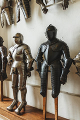 Fototapeta premium Detail of armor of medieval warriors.. Nice detail of the Black Forest, Germany. Schwarzwald