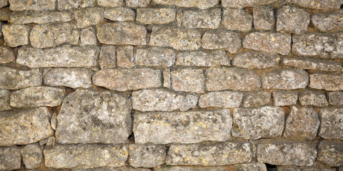 background stone wall texture gray coarse rectangular natural stones