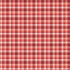 Seamless pattern in awesome berry red and light orange colors for plaid, fabric, textile, clothes, tablecloth and other things. Vector image.