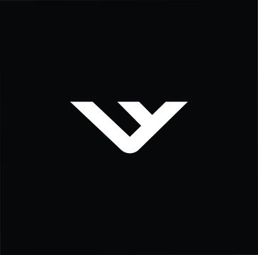 Initial based modern and minimal Logo. F VY YV letter trendy fonts monogram icon symbol. Universal professional elegant luxury alphabet vector design