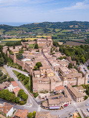 Fototapeta premium Medieval village of Gradara, Italy