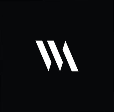 Initial based modern and minimal Logo. AW WA letter trendy fonts monogram icon symbol. Universal professional elegant luxury alphabet vector design