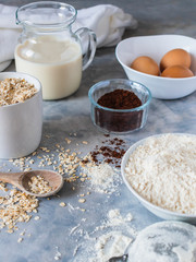 Recipe ingredients for breakfast