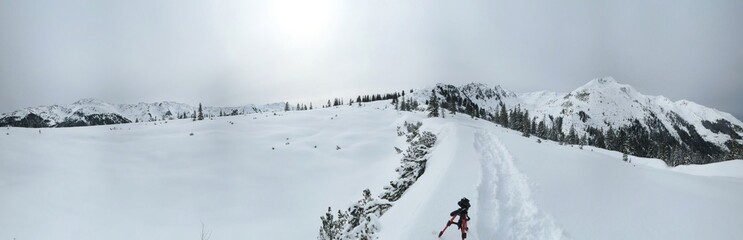 Foto-Panorama am Siedljoch