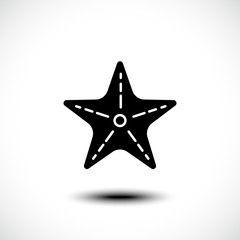 Starfish icon. Vector illustration. eps 10