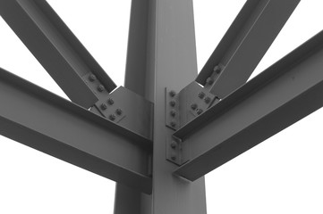 Steel structure Architecture construction .