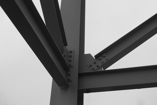Steel structure Architecture construction .