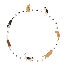 ねこ　フレーム