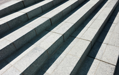 Abstract granite stairs
