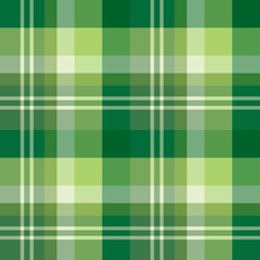 Seamless pattern in awesome light and dark green colors for plaid, fabric, textile, clothes, tablecloth and other things. Vector image.