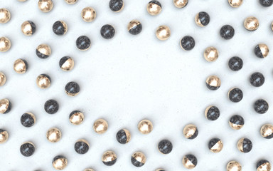 Marble and gold abstract background for presentation space for text