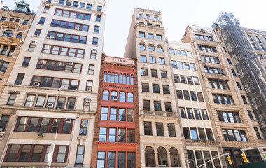 New York  building in downtown 