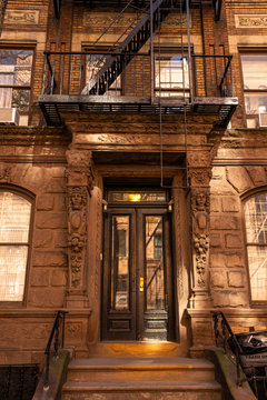 Entrance Of A Brownstone 