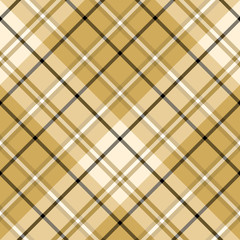Seamless pattern in awesome light and dark beige and black colors for plaid, fabric, textile, clothes, tablecloth and other things. Vector image. 2