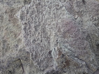 The texture of the slag
